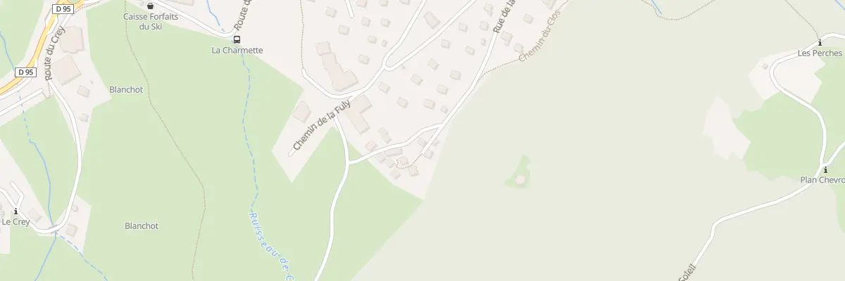 Plan du 861 Rue de la Pierre Froide aux Avanchers-Valmorel