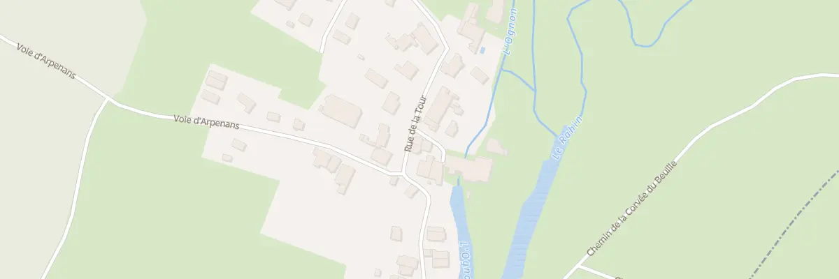 Plan du 2 Rue du Canal aux Aynans