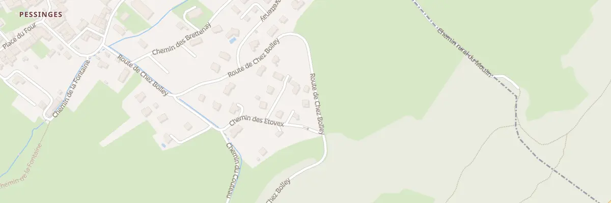 Plan du 470 Rte de chez Bolley à Cervens
