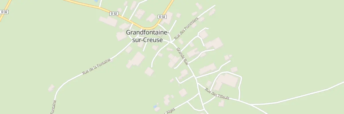 Plan du 6 Rue Grande Rue à Grandfontaine-sur-Creuse