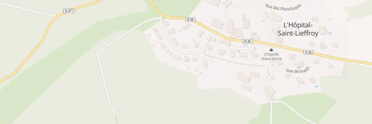 Plan du 5 Rue du Boulot à L’Hôpital-Saint-Lieffroy