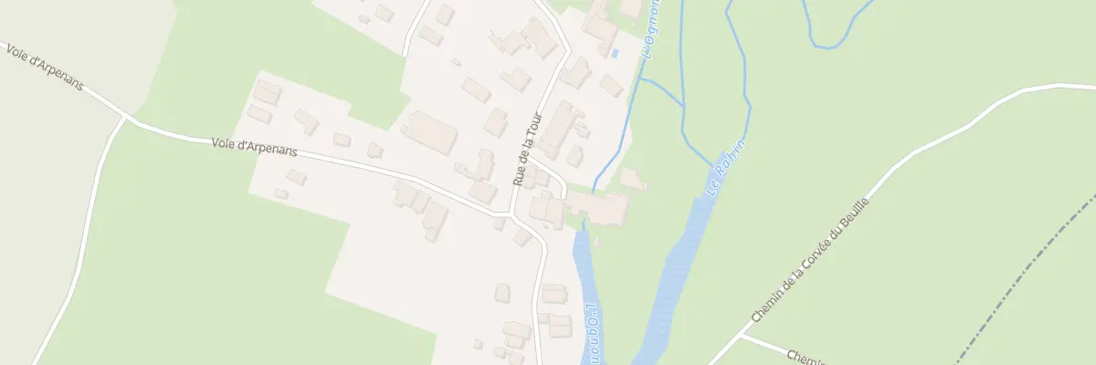 Plan du 4 Rue du Canal aux Aynans
