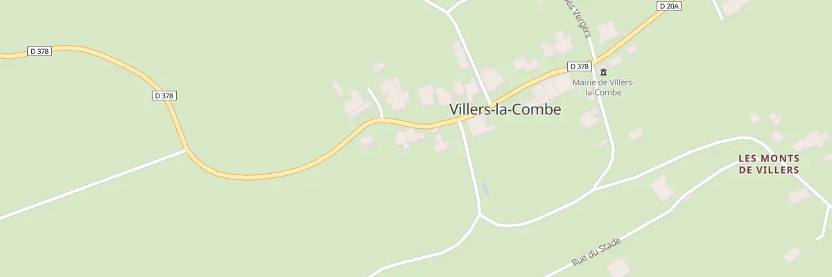 Plan du 4 Rue Grande Rue à Villers-la-Combe