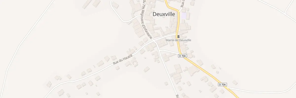 Plan du 4 Rue du Hautré à Deuxville