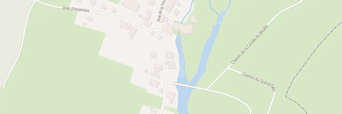 Plan du 23 Rue de la Tour aux Aynans