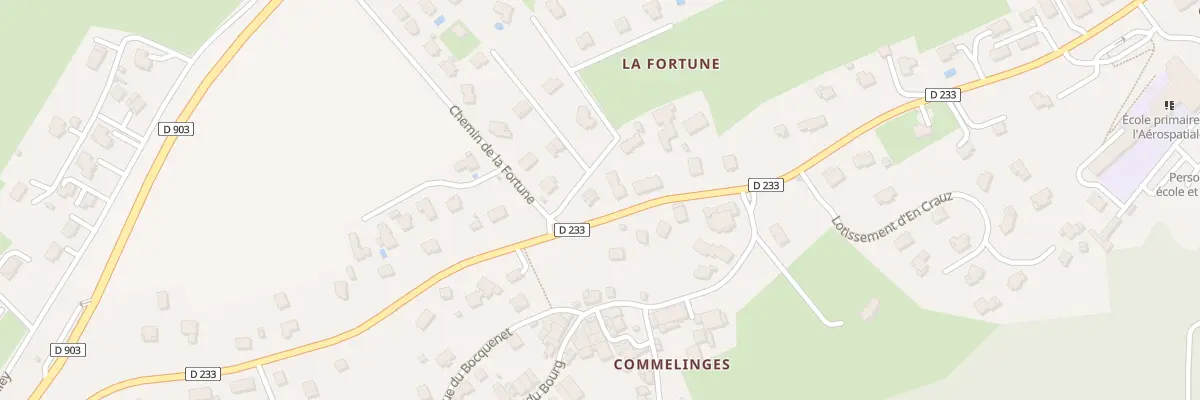 Plan du 34 Che du Voua à Allinges