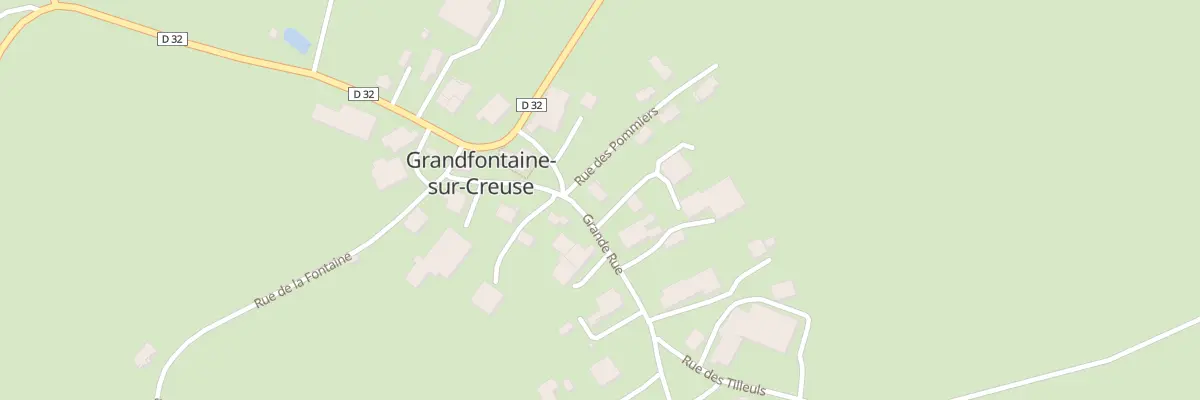 Plan du 3 Rue Grande Rue à Grandfontaine-sur-Creuse