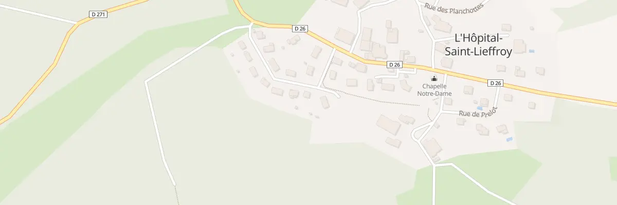 Plan du 3 Rue du Boulot à L’Hôpital-Saint-Lieffroy