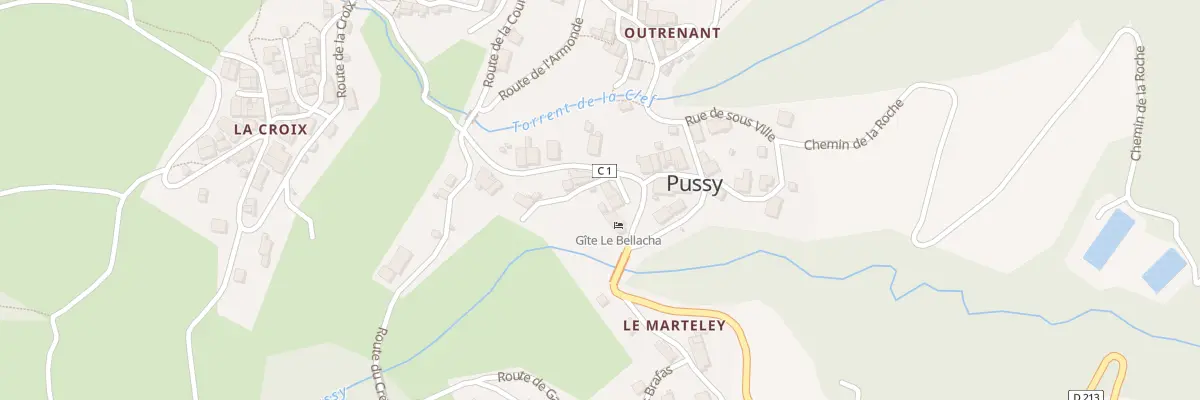 Plan du 6527 Le Chef Lieu à La Léchère