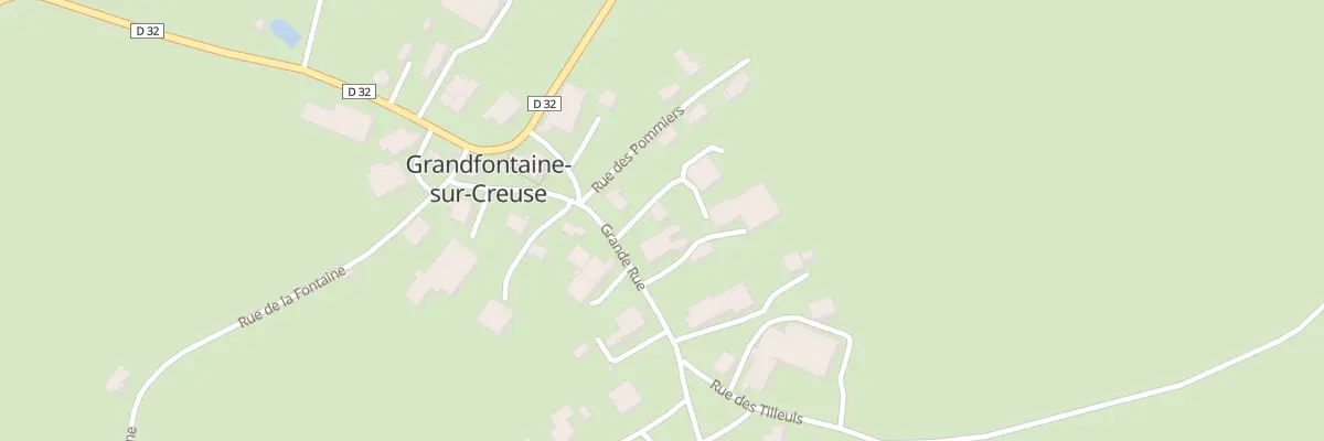 Plan du 5 Rue Grande Rue à Grandfontaine-sur-Creuse