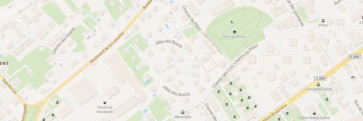 Plan du 39 All des Bosnis à Thonon-les-Bains