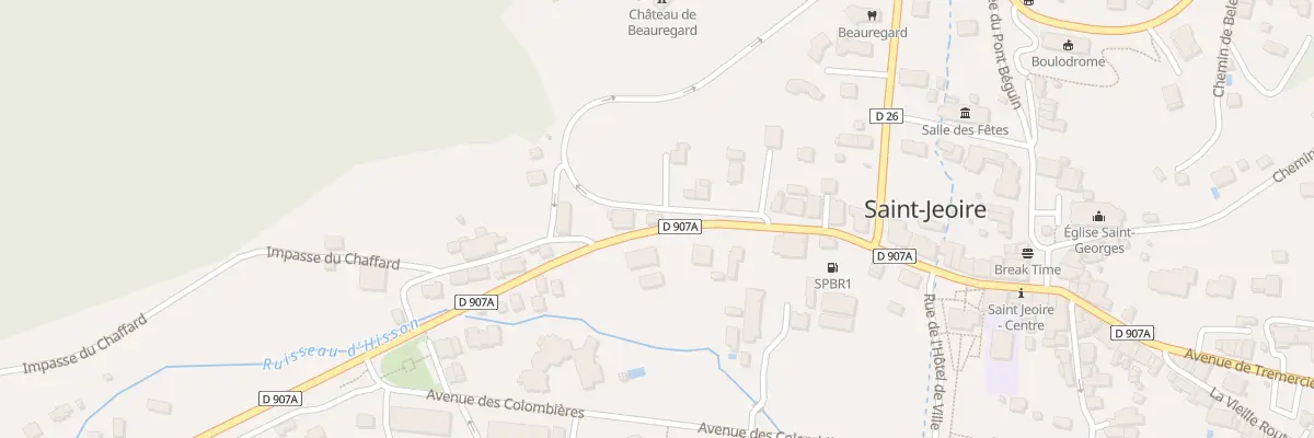 Plan du 93 Rte des Feulâtes à Saint-Jeoire
