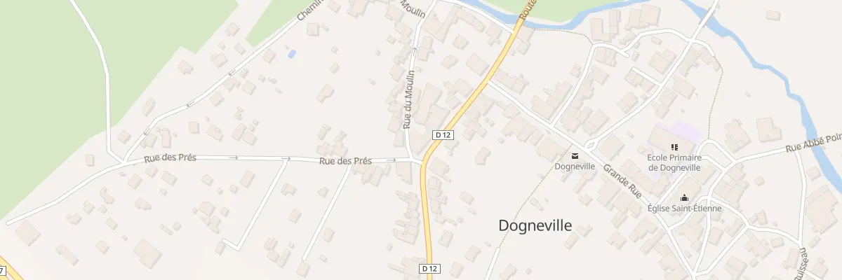 Plan du 180 Rue d’Epinal à Dogneville