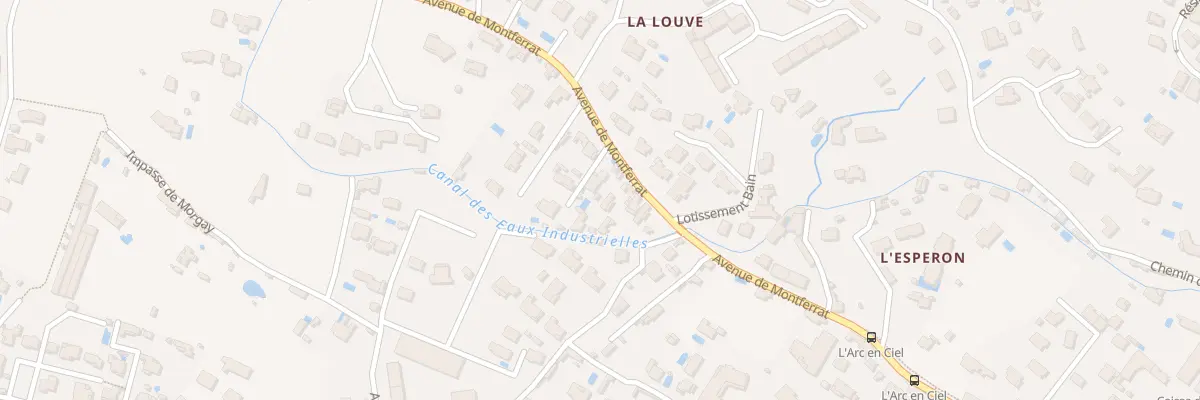 Plan du 799 Av de Montferrat à Draguignan