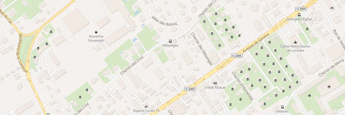 Plan du 4 Che des Croz à Thonon-les-Bains