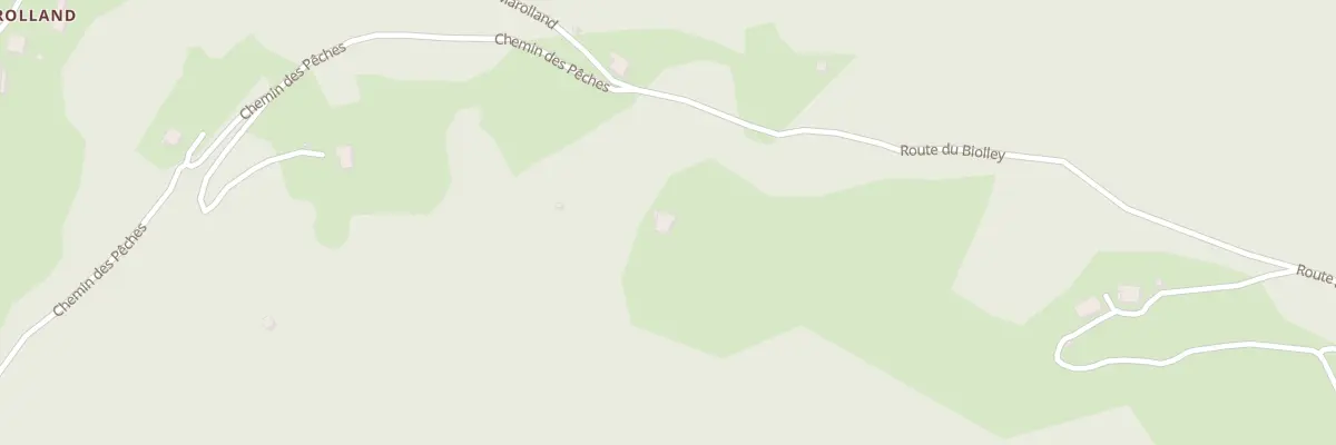Plan du 282 Rte du Biolley à Queige