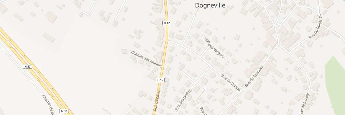 Plan du 399 Rue d’Epinal à Dogneville