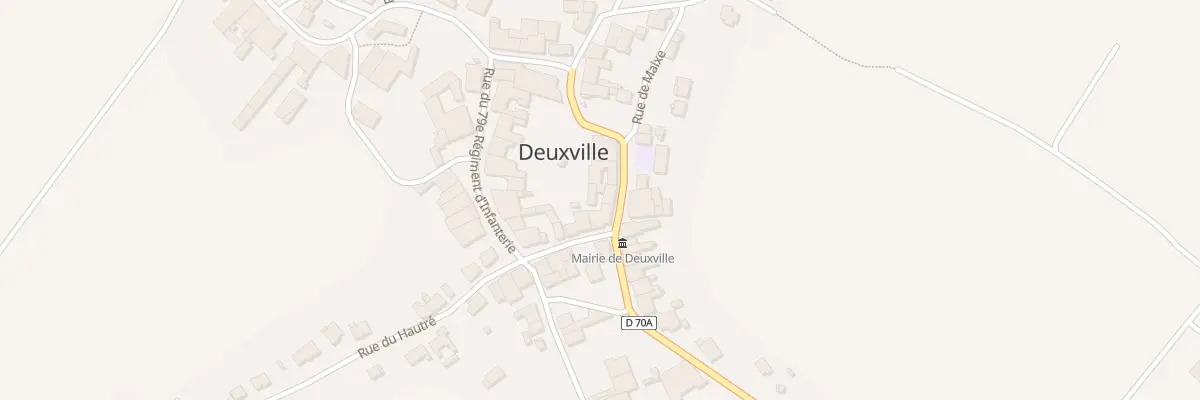 Plan du 5 Rue de l’Eglise à Deuxville