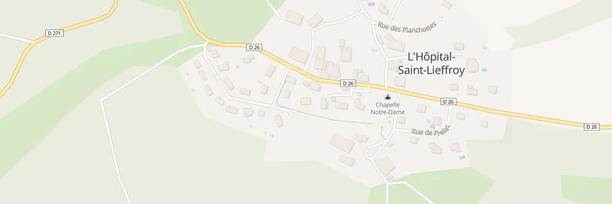 Plan du 2 Rue du Boulot à L’Hôpital-Saint-Lieffroy