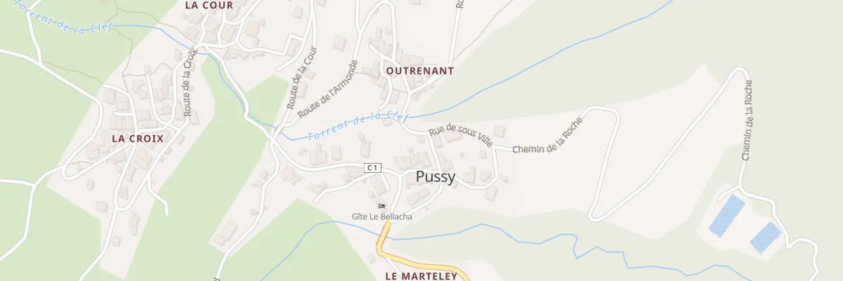 Plan du 6534 Le Chef Lieu à La Léchère