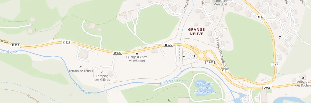 Plan du 4584 Rte d’Albertville à Queige