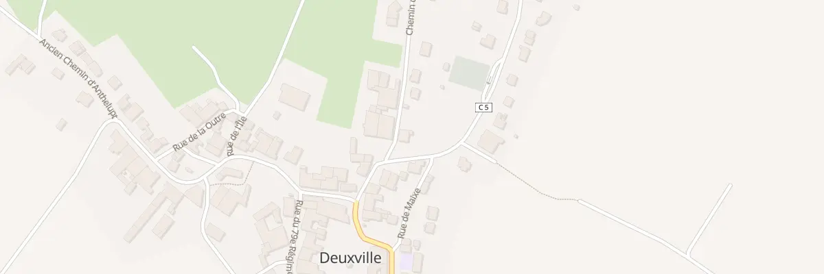 Plan du 1 Che des Roses à Deuxville