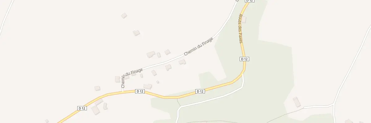 Plan du 170 Che du Finage à Hadol
