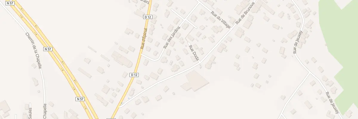 Plan du 322 Rue de Brunove à Dogneville