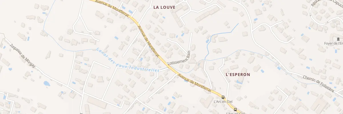 Plan du 734 Av de Montferrat à Draguignan