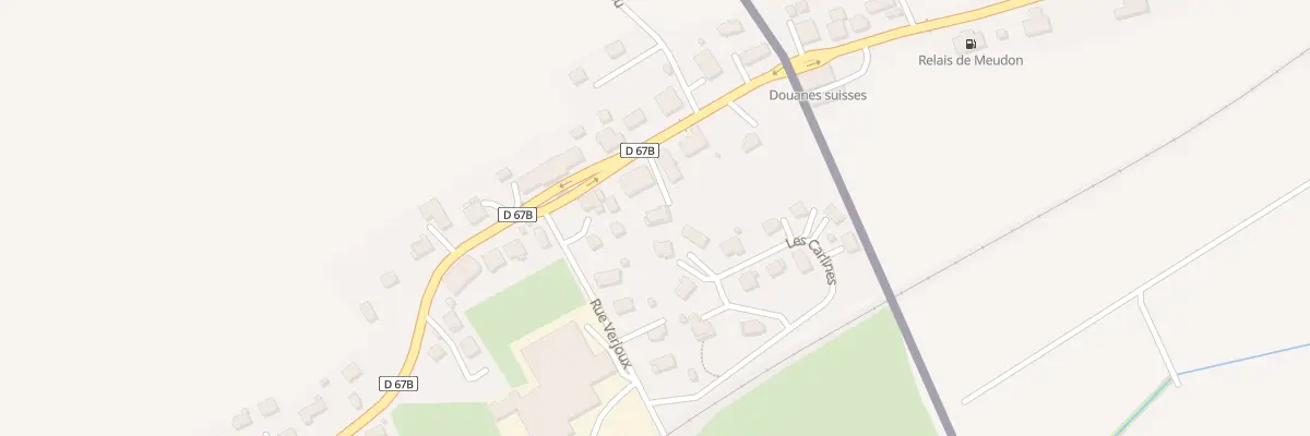 Plan du 64T Rue de Franche-comté à Verrières-de-Joux