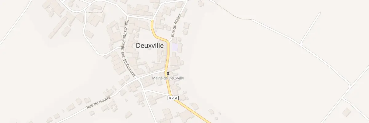 Plan du 2 Rue de l’Eglise à Deuxville