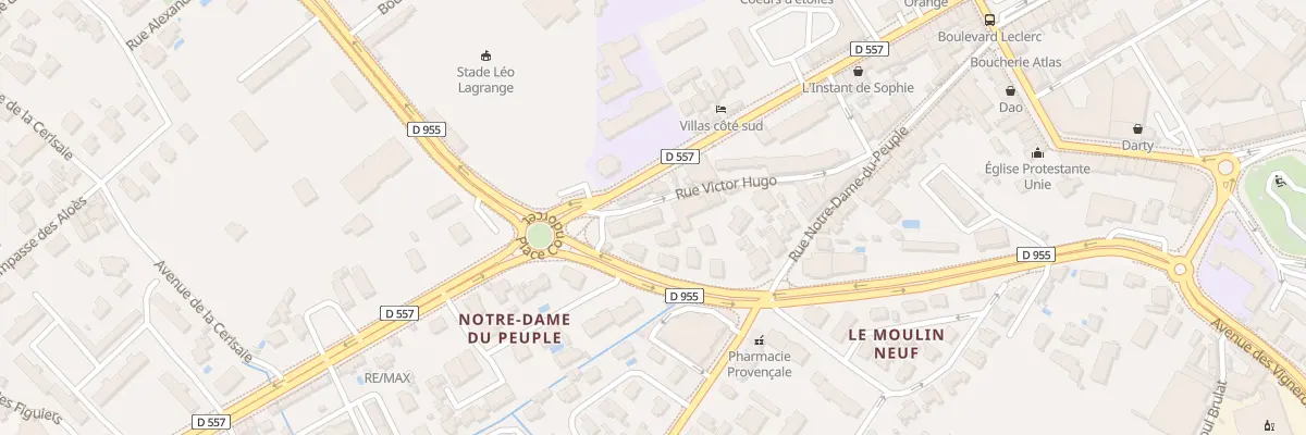 Plan du 157 Rue Victor Hugo à Draguignan