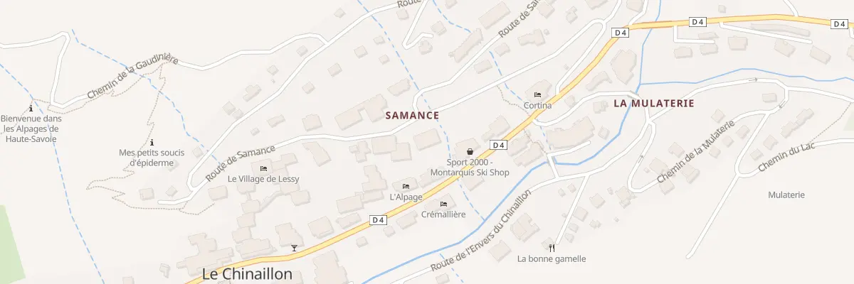 Plan du 1390 Rte de Samance au Grand-Bornand