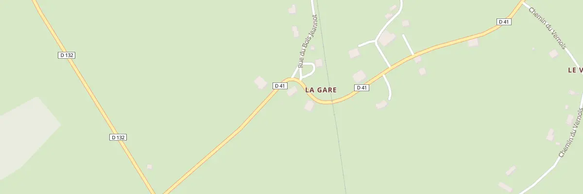 Plan du 5025 La Gare à Longemaison