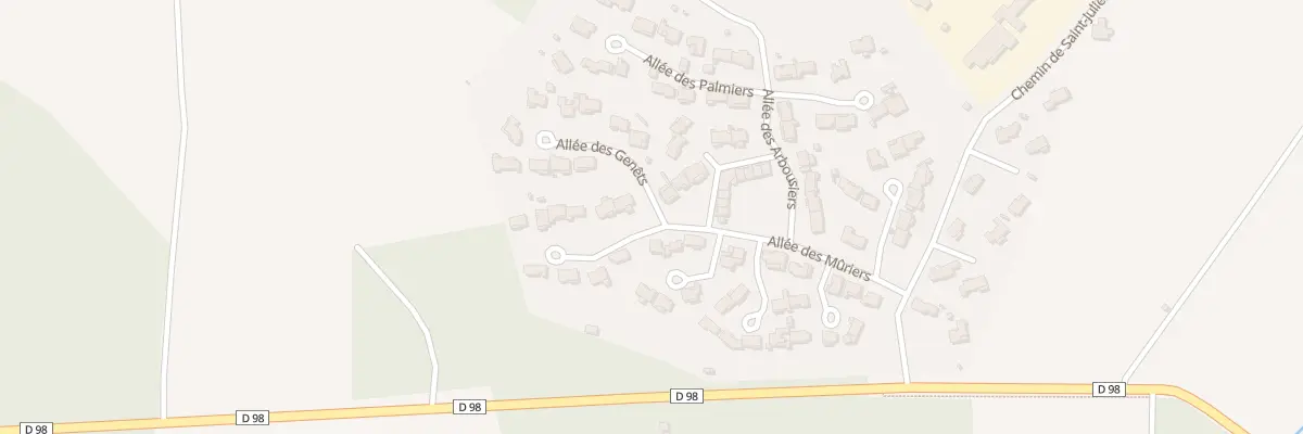 Plan du 56 All des Mûriers à La Môle