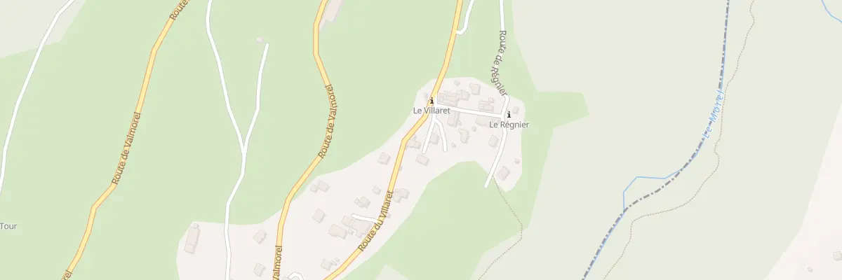 Plan du 6047 Le Regniez à La Léchère