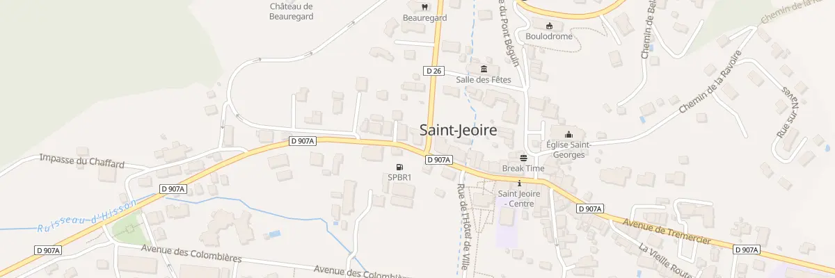 Plan du 13 Rue Allamand de Saint-Jeoire à Saint-Jeoire