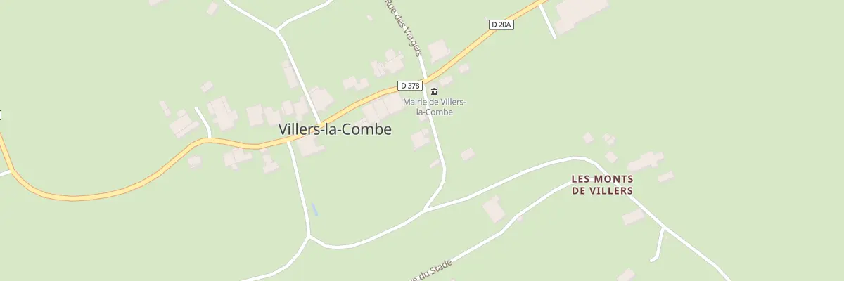 Plan du 1 Rue des Vieilles Fontaines à Villers-la-Combe