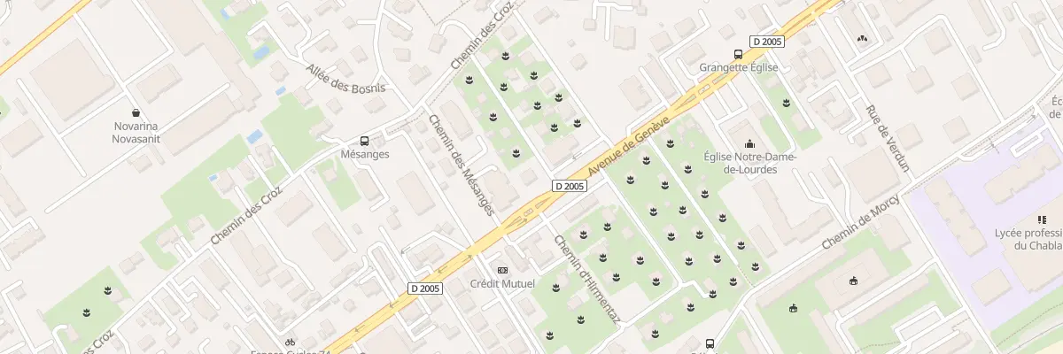 Plan du 2 Che du Clos Riant à Thonon-les-Bains