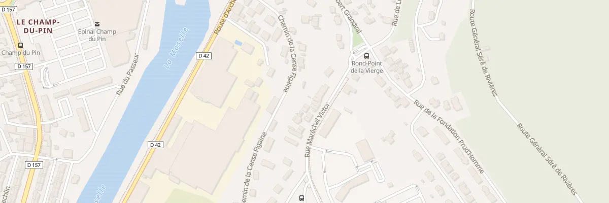 Plan du 17 Rue Marechal Victor à Épinal