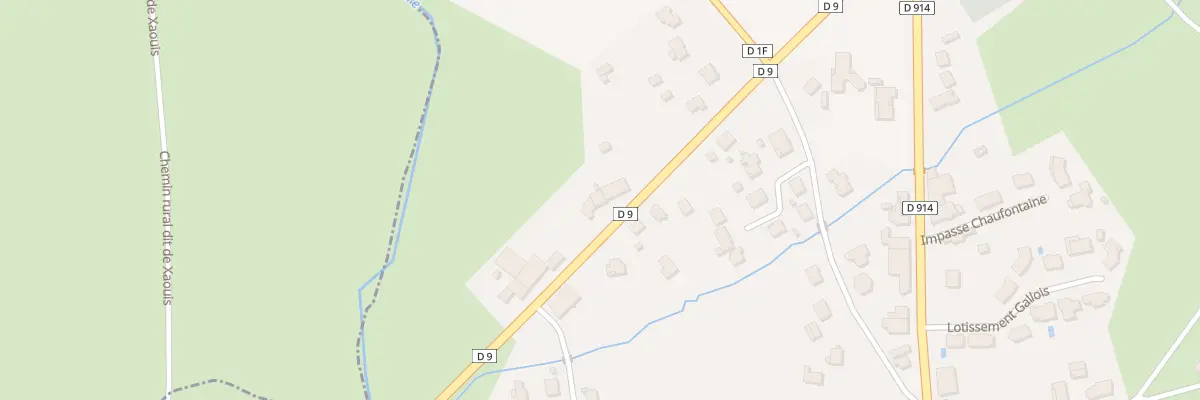 Plan du 8 Rue des Généraux Hogard à Xermaménil