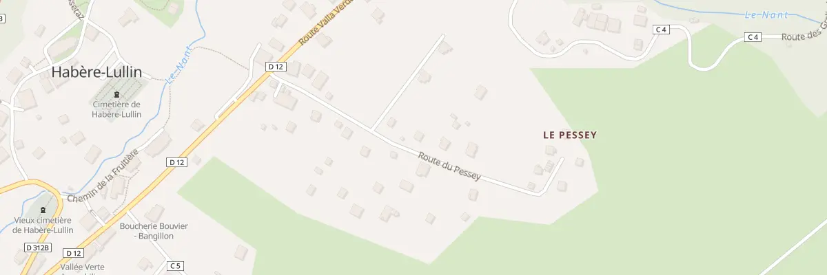 Plan du 183 Rte du Pessey à Habère-Lullin