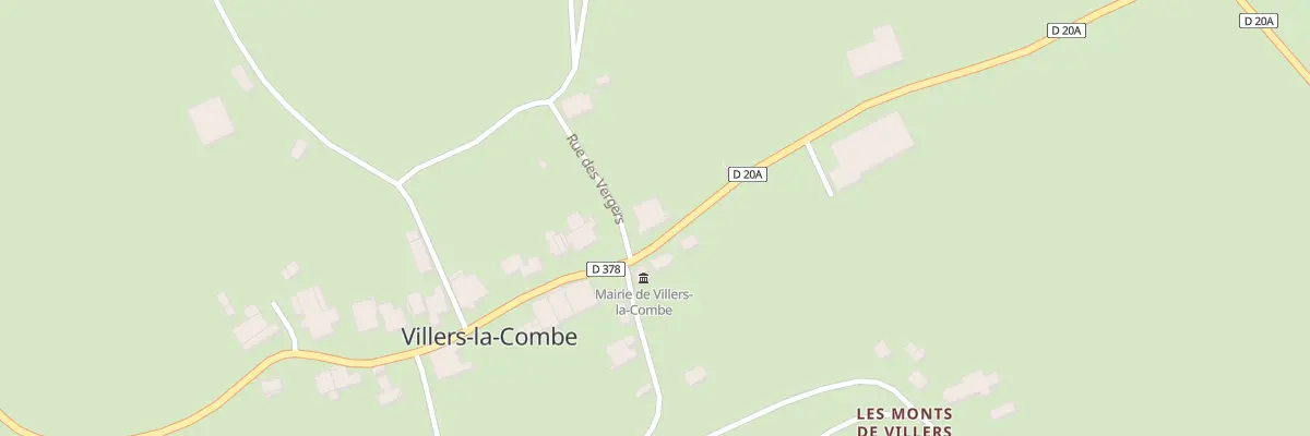 Plan du 17 Rue Grande Rue à Villers-la-Combe