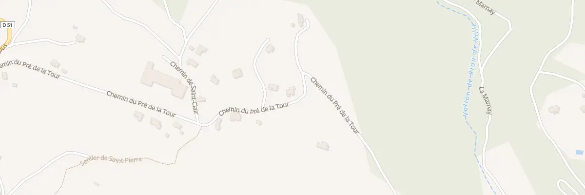 Plan du 5299 Les Ferrages à Châteaudouble