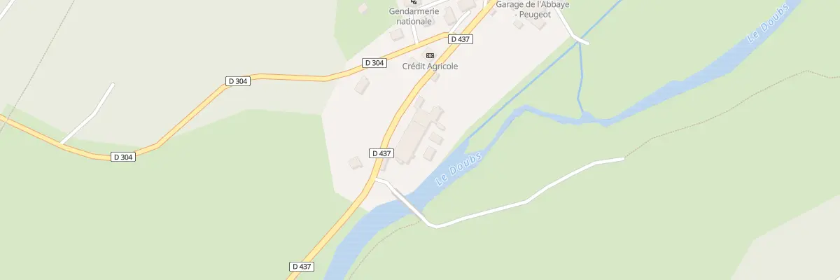 Plan du 39 Rue du Val Saugeais à Pays-de-Montbenoît