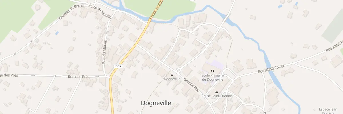 Plan du 26 Rue Mangeard à Dogneville