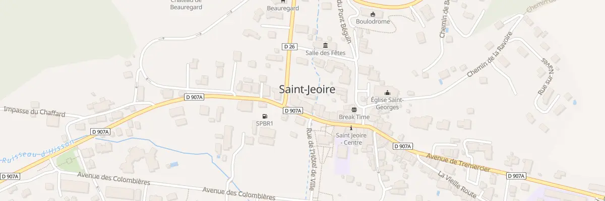 Plan du 16 Rue Allamand de Saint-Jeoire à Saint-Jeoire