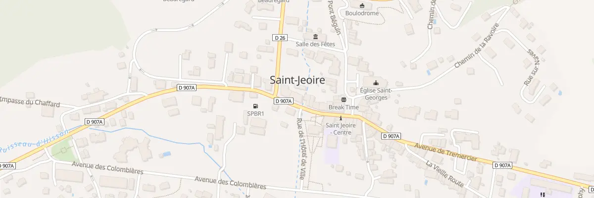 Plan du 18 Rue Allamand de Saint-Jeoire à Saint-Jeoire