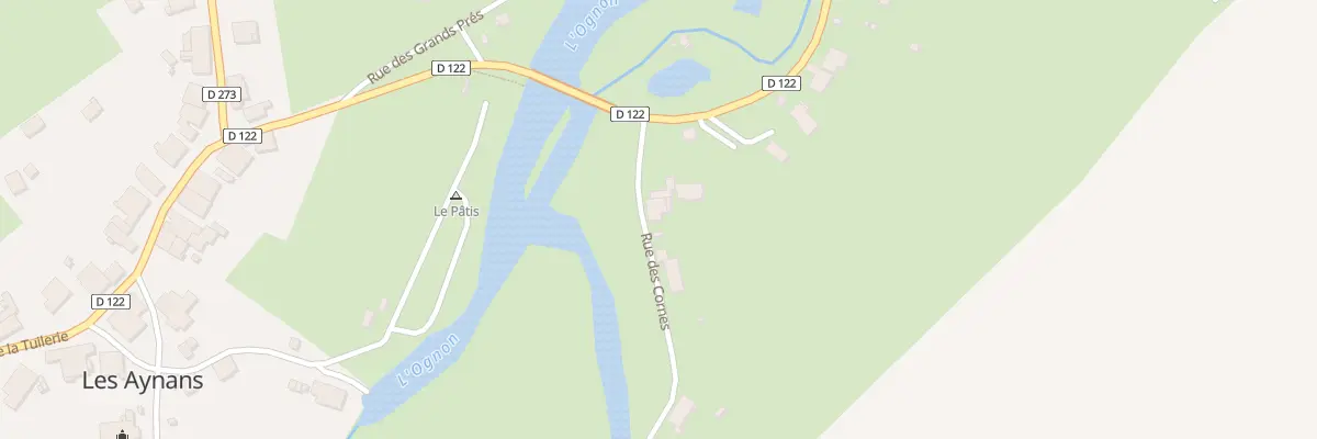 Plan du 3 Rue des Cornes aux Aynans