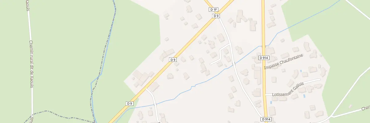 Plan du 9 Rue des Généraux Hogard à Xermaménil